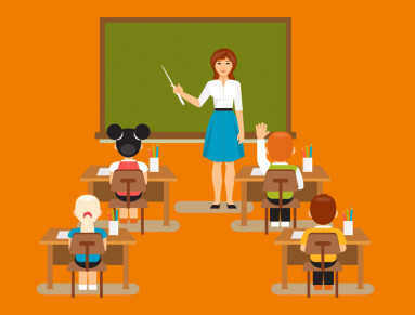 Des enfants en classe à l’occasion de la rentrée scolaire