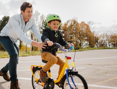 enfant velo apprentissage