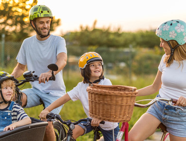 vélo en famille