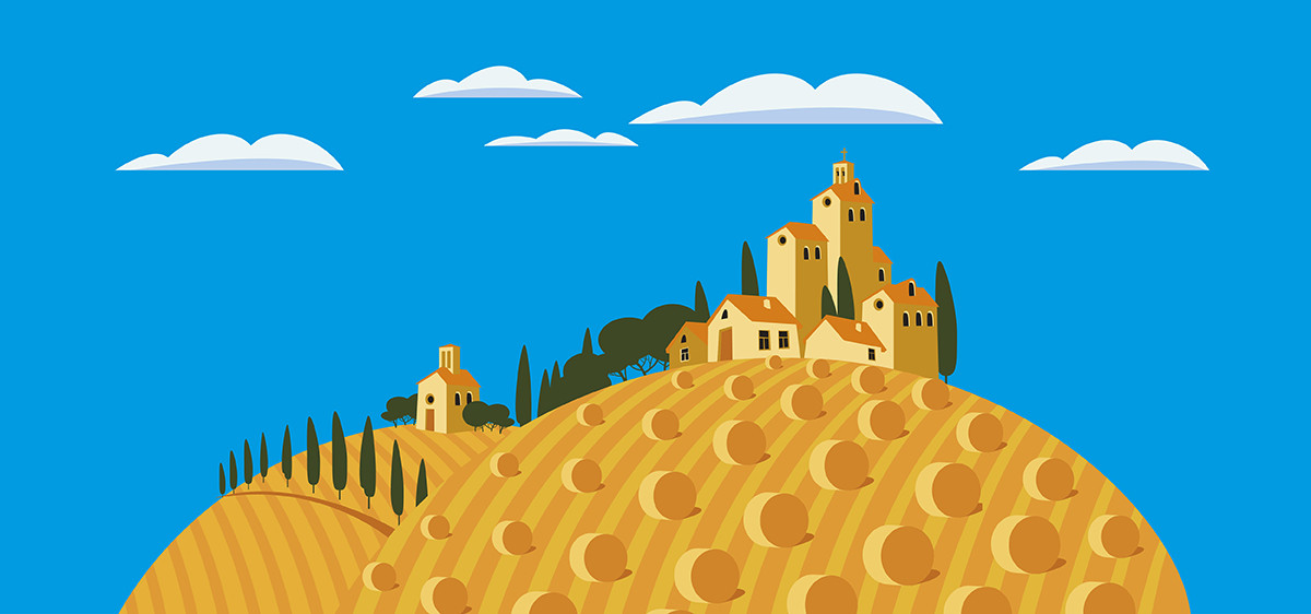 Colline de campagne