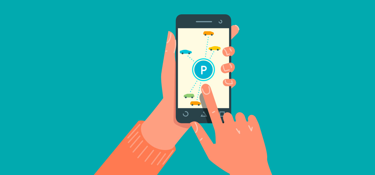 Grâce aux applications, trouvez une place de parking mutualisé.
