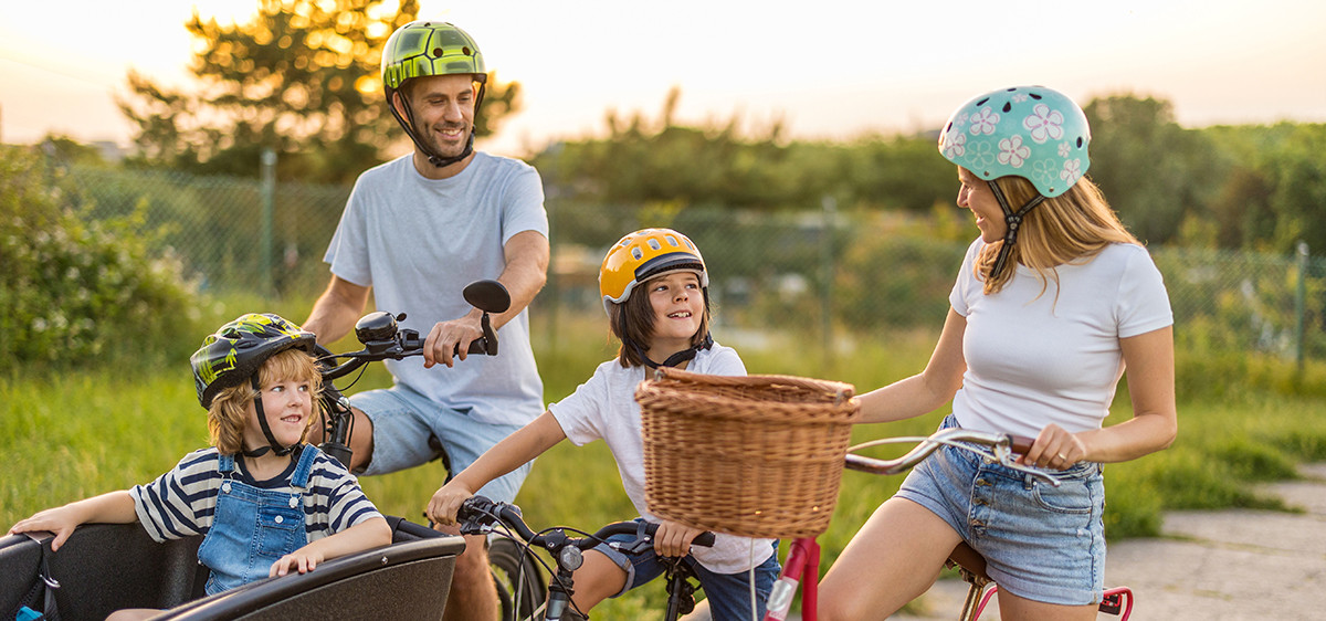 vélo en famille