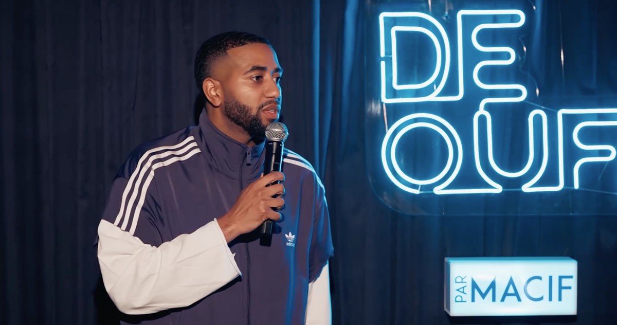 De Ouf ! par Macif : Nordine Ganso, le rire en ultra-violet