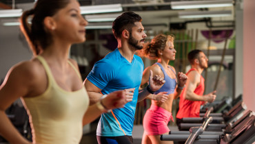 Salle de sport footing